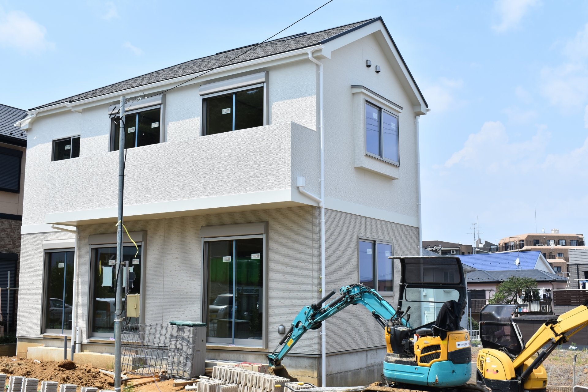 WordPressのイメージである戸建て建築写真